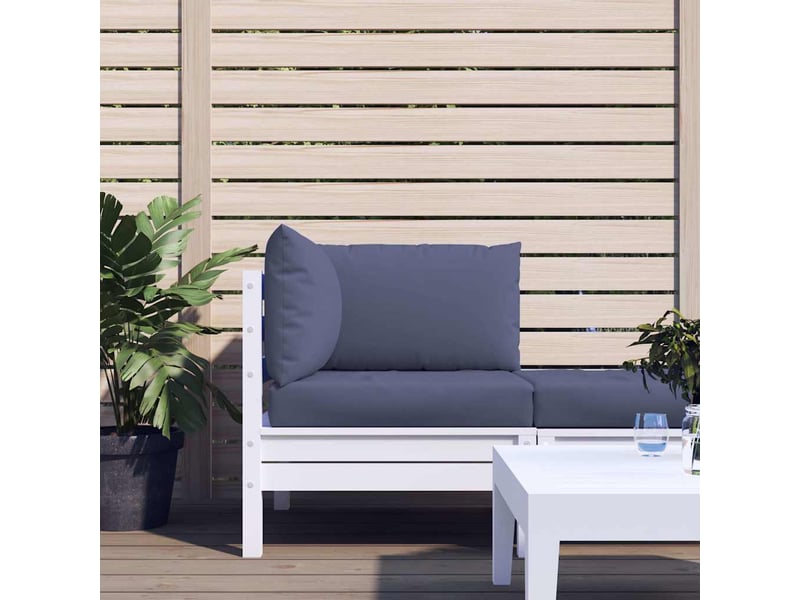  Lot de 3 coussins de palette, coussins de canapé bleu marine tissu oxford cf59663  - Conforama B