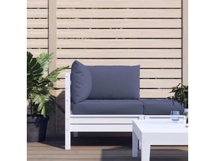 Lot de 3 coussins de palette, coussins de canapé bleu marine tissu oxford cf59663