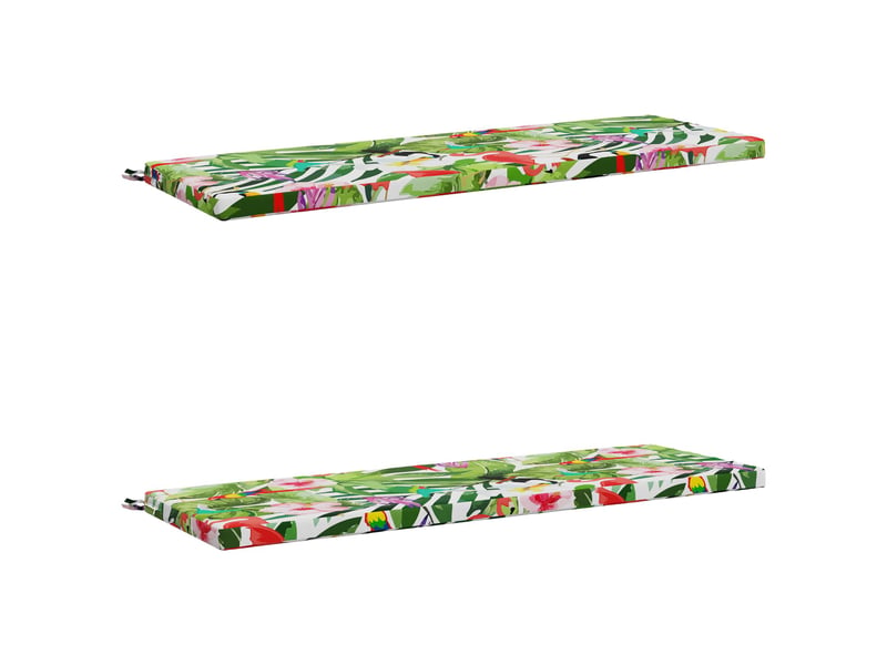  Lot de 2 coussins de banc, coussins d'assise soest 100 % polyester cf56917  - Conforama A