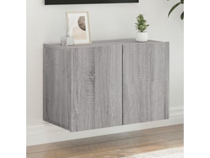 Meuble tv coloris gris 60 cm <strong></strong>  <strong></strong>