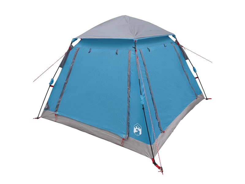  Camping tente 3 personne bleu polyester 185t  - Conforama A