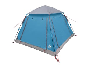 Camping tente 3 personne bleu polyester 185t