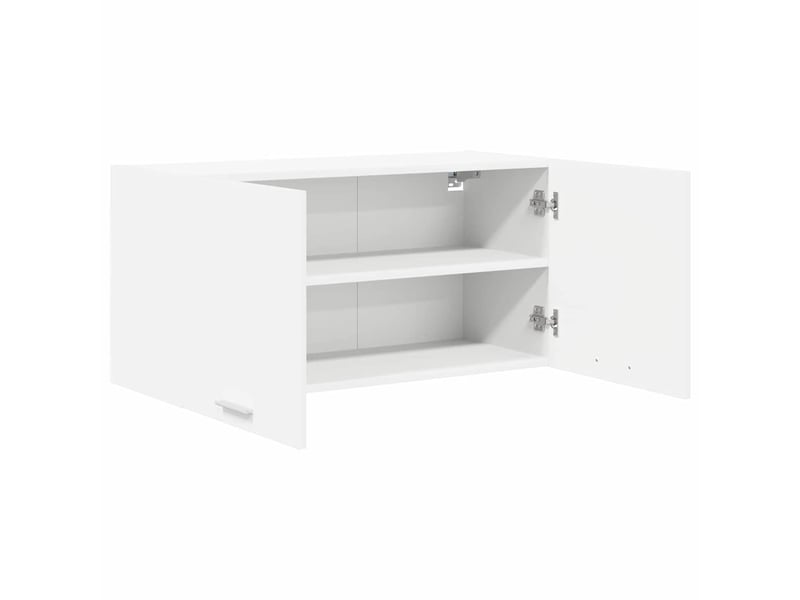  Meuble de rangement cuisine, armoire suspendue blanc 80x31x40cm bois d'ingénierie  - Conforama E