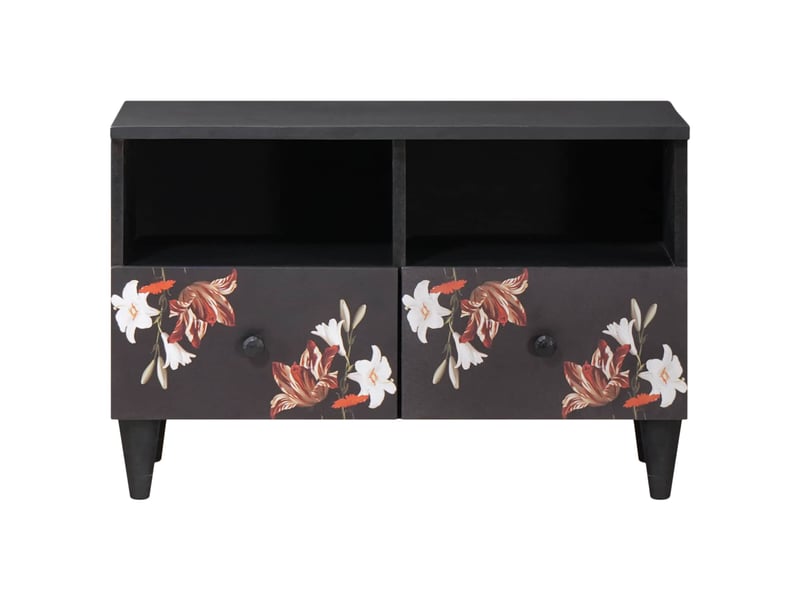  Cabinet de rangement rectangulaire avec tiroir et étagères ajustables design moderne 70 x 33,5 x 46 cm en bois de mangue massif 02_0057853  - Conforama C