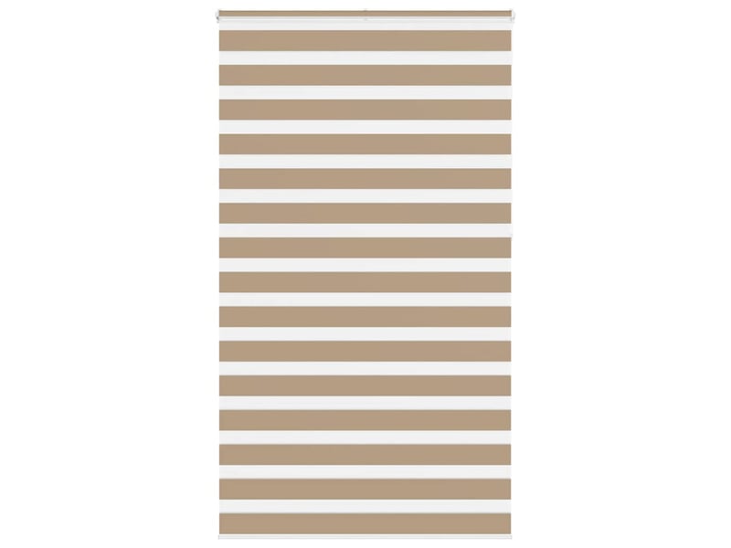  Store zèbre, store de fenêtre marron sable largeur du tissu 120,9 cm polyester cf48763  - Conforama B