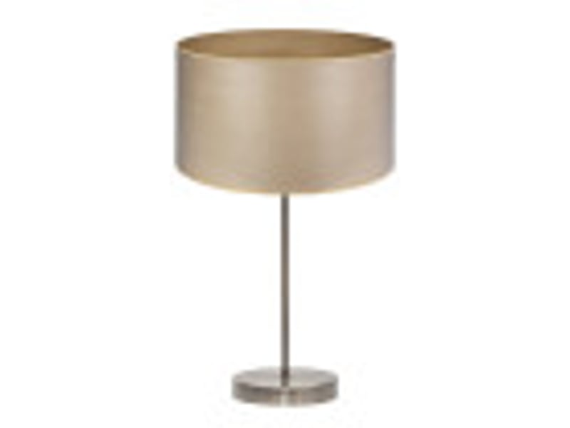  Fabrilamp tania grande lampe à poser marron effet bois clair, abat-jour textile effet bois, 1 x e27, 62 cm 188371185 - Conforama B
