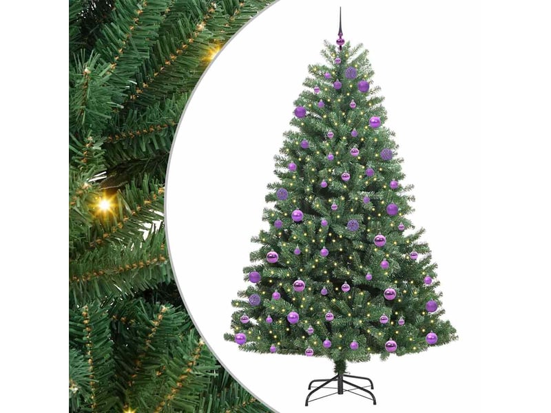 Sapin de noël - arbre de noël artificiel à branches articulées vert 240 cm - Conforama A