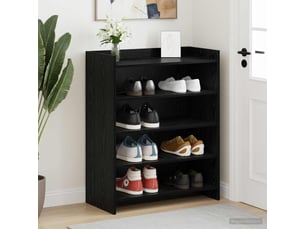 Meuble à chaussures 4 paire(s)  <strong></strong>  <strong></strong> coloris noir