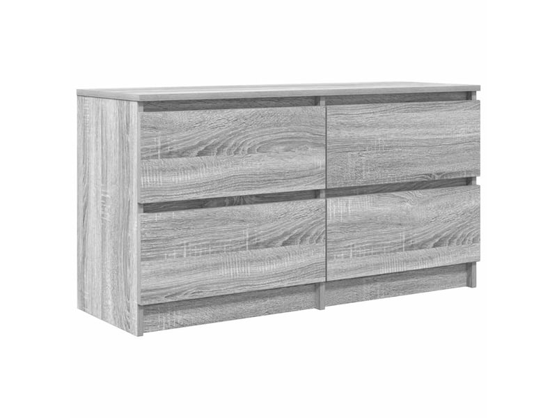  Meuble tv - banc tv - meuble de rangement sonoma gris 100x35x54 cm bois d'ingénierie  - Conforama A