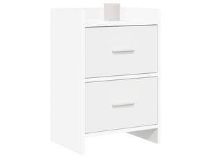 Tables de chevet - cabinet de chevet - table de nuit blanc 40 x 30 x 60 cm bois d'ingénierie