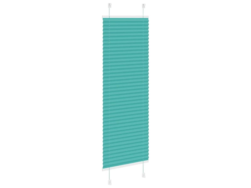 Store plissé, store de fenêtre vert pétrole 45x100 cm largeur du tissu 44,4 cm cf47087 - Conforama D