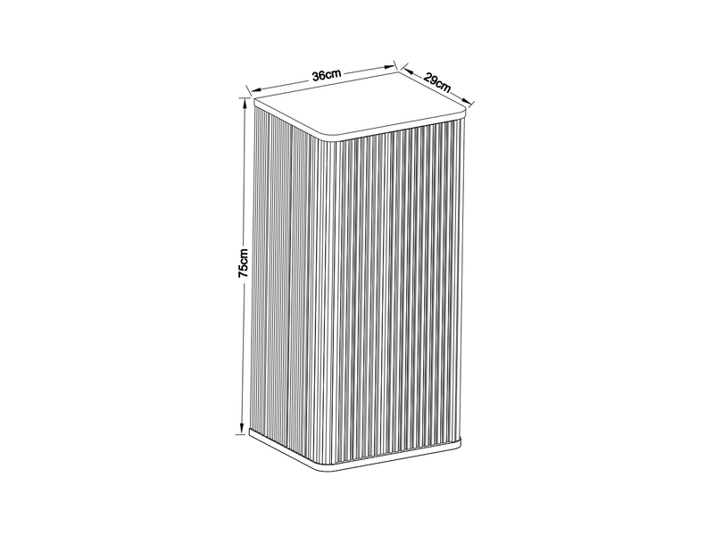  Meuble de rangement mural de salle de bains 36x29x75 cm à porte push-to-open en mdf coloris chêne  - Conforama E