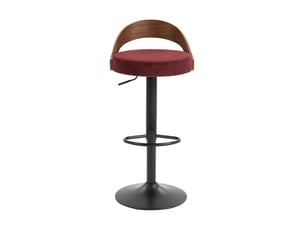 tabouret de bar assise réglable en hauteur  <strong>HAUSS SPOLE</strong>  - rouge hauteur d'assise 62 cm vendu Par paire