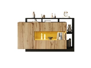 Meuble tv coloris bicolore 120 cm   