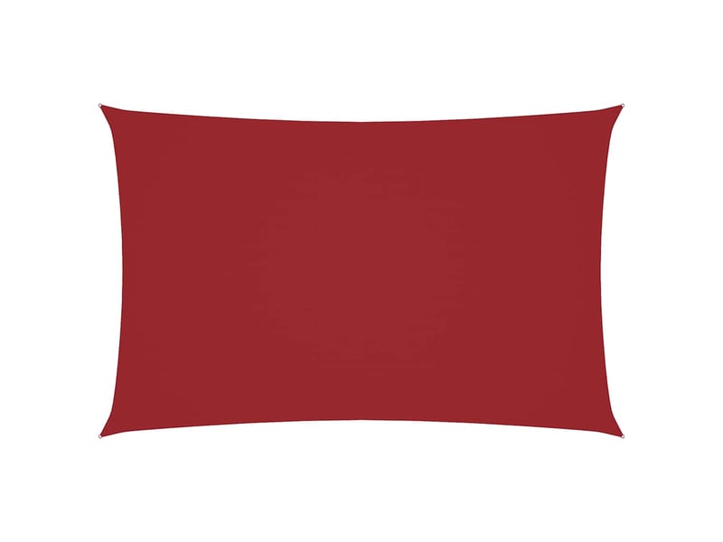  Voile de parasol - voile d'ombrage tissu oxford rectangulaire 2,5x5 m rouge  - Conforama A