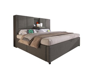 Lit coffre 140x200 cm <strong></strong> <strong>Bliss Lite</strong> coloris gris