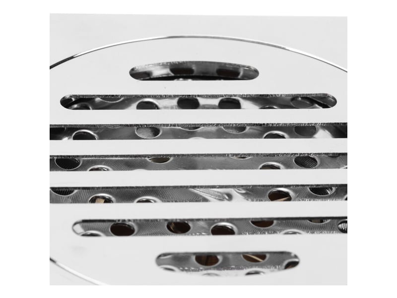  Drain carré en cuivre 10x10cm, douche de sol, anti-insectes, étanche, pour salle de bain et maison  - Conforama E