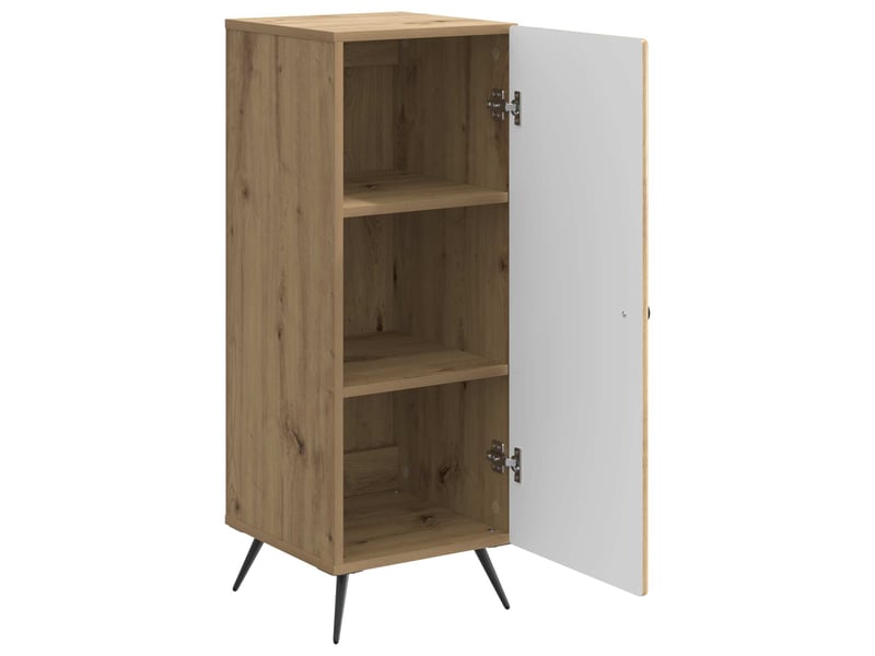  Buffet - bahut - meuble de rangement chêne artisanal 33 x 34,5 x 90 cm bois d'ingénierie  - Conforama D