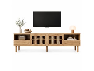 Meuble tv coloris naturel 180 cm MAISENTIEL