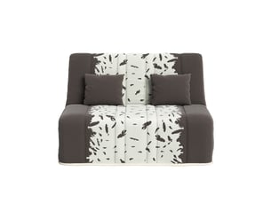 Banquette lit BZ couchage Régulier RELAXIMA déhoussable taupe