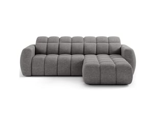 Canapé d'angle électrique fanoti 3 places beige – angle droit
