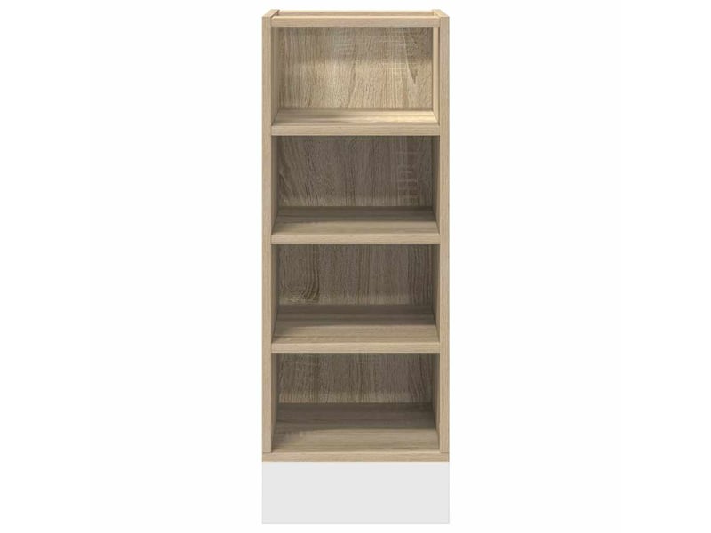  Meuble de rangement, meuble bas de cuisine chêne sonoma 30x44,5x81,5 cm bois d'ingénierie  - Conforama D