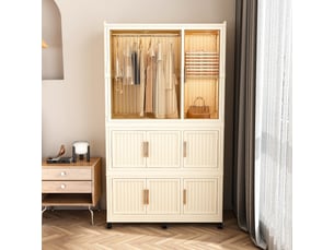 Armoire ARVELLA coloris blanc largeur 45 cm