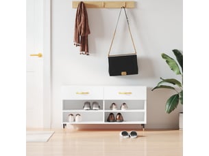 Meuble à chaussures 3 paire(s)  <strong></strong>  <strong></strong> coloris blanc