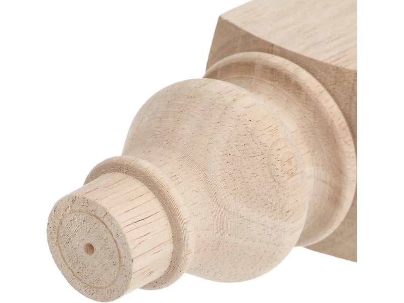  Meubles bois ronds non finis de canapé et table basse style français avec texture bois naturel pour meubles rustiques et commodes  - Conforama C