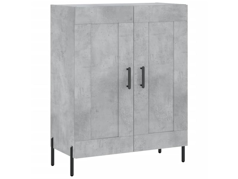  Buffet - bahut - meuble de rangement gris béton 69,5x34x90 cm bois d'ingénierie  - Conforama A