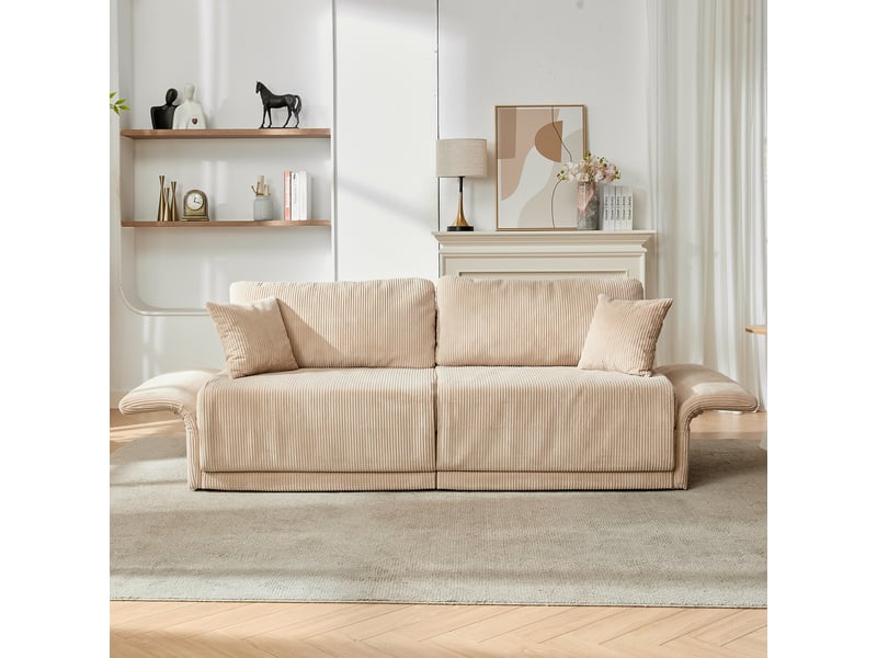 Canapé convertible, canapé-lit – en tissu, pour appartement, pour salon, pour bureau - Conforama R