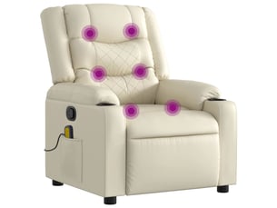Fauteuil fixe <strong></strong> Tissu beige