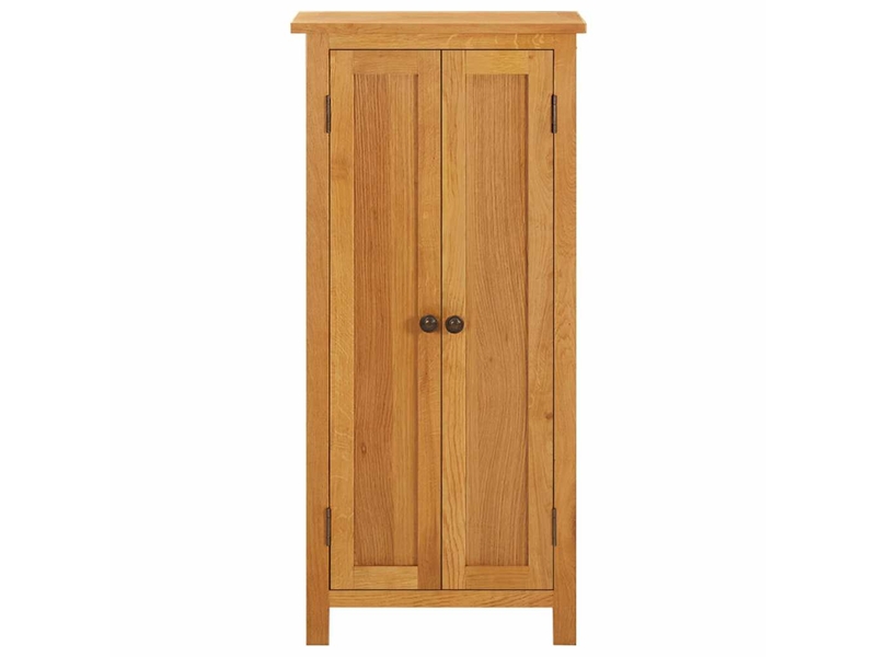  Armoire de rangement, commode de rangement 50x22x110 cm bois de chêne massif  - Conforama C