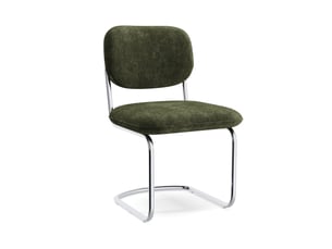 Lot de 2 chaises en velours texturé kaki blake