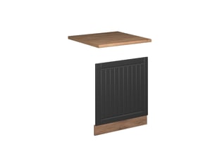Vicco façade, gris foncéchêne de force doré, 60cm, pt chêne