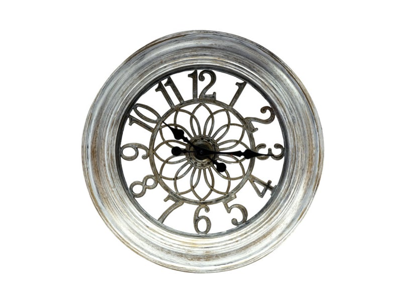  Horloge murale fabrilamp kumico ø 58 cm argenté 192710010 - Conforama A