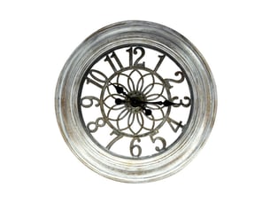 Horloge murale fabrilamp kumico ø 58 cm argenté