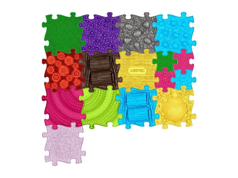  Tapis sensoriel muffik ensemble huge 2 - 16 pièces MFK-027-01 - Conforama A