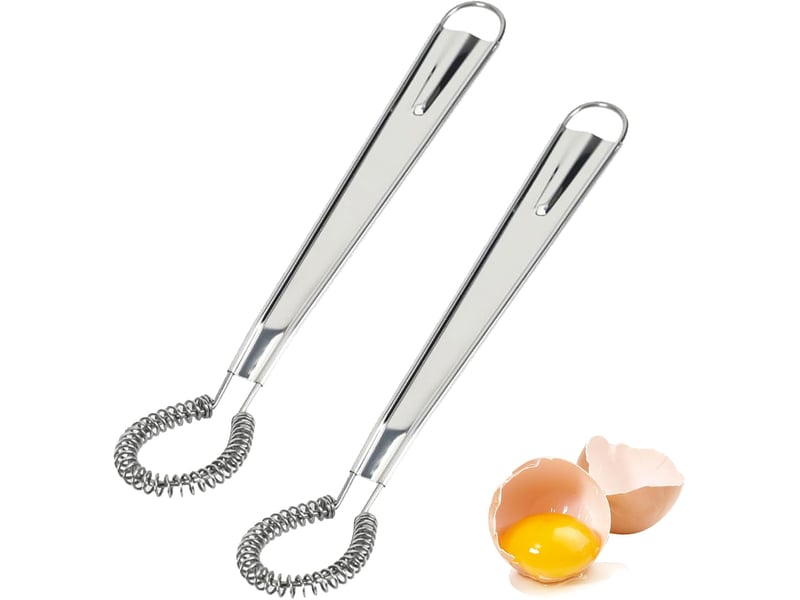 2 pcs mini fouet cuisine acier inoxydable, petit fouet cuisine, mini fouet à spirale, ustensiles de cuisine inox, mélangeur de sauce à main CSTY-0010097TY - Conforama A