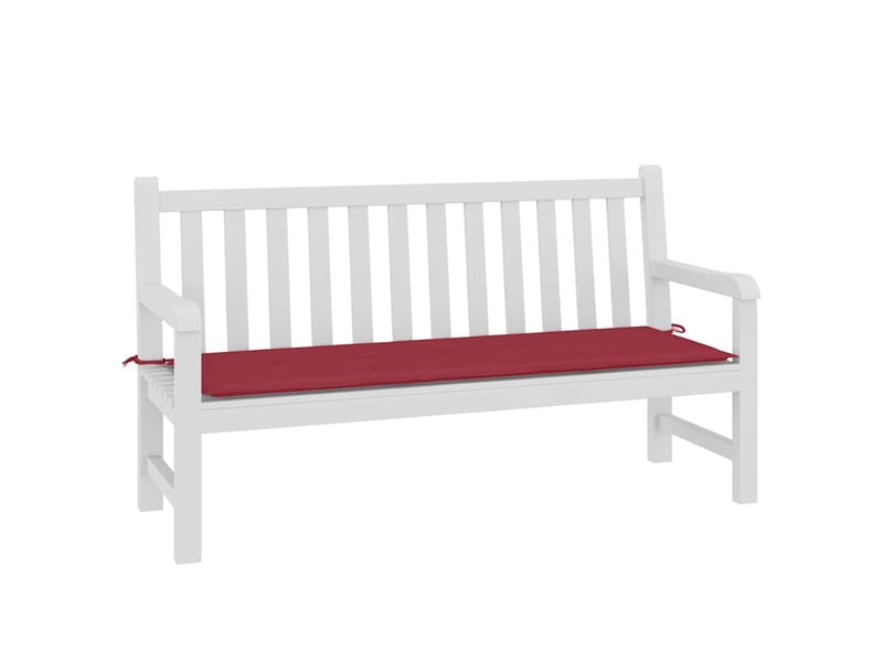  Coussin de banc de jardin, coussin d'assise rouge bordeaux 150x50x3 cm cf52812  - Conforama C