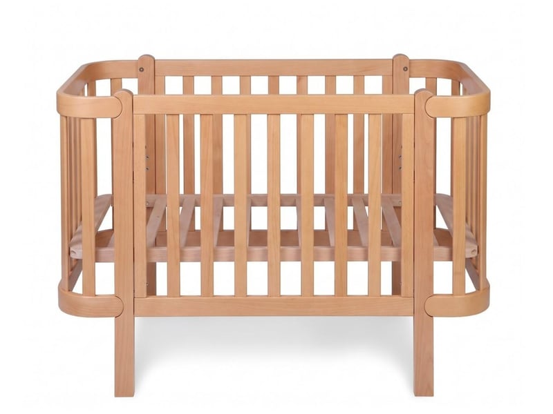  Yappyétude - lit bébé 120x60 cm - naturel 4754010385799 - Conforama C