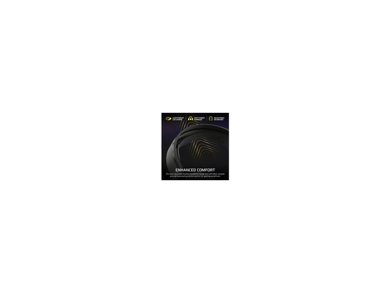  Casque gamer filaire carbone avec jack 3,5 mm, micro omnidirectionnel et contrôles volume 8293473 - Conforama E