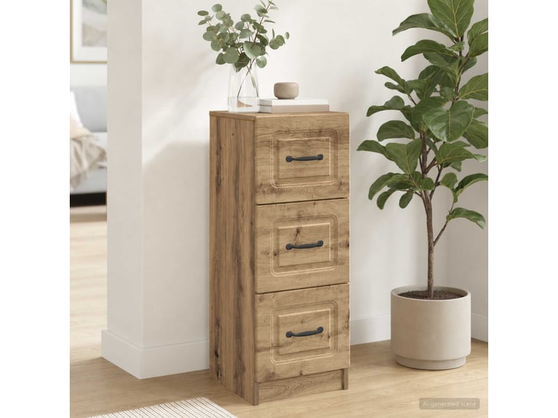  Armoire de rangement bureau, armoire à tiroirs 33 x 34.5 x 87 cm bois d'ingénierie shl6616  - Conforama D