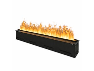 Dfvapo 120 - insert de cheminée à eau décoratif sans chaleur 120 x 24 x 21,5 cm avec effet flamme led 3d, noir