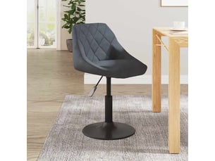 Tabouret de bar, chaise de bar gris foncé velours shl87271