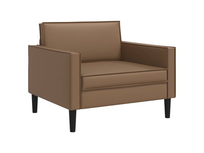 Vidaxl fauteuil xl cappuccino simili cuir - Conforama A
