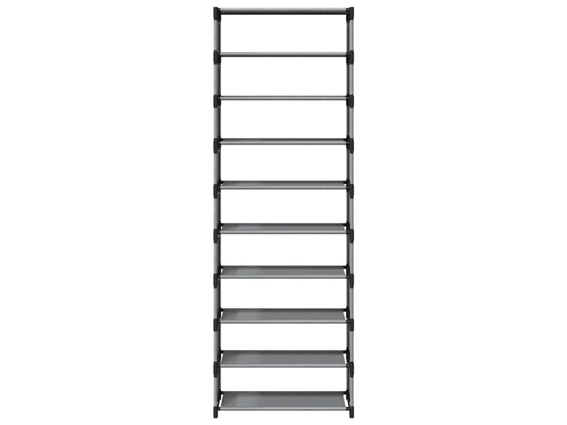  Étagère à chaussures, meuble à chaussures 10 niveaux 54x28x158 cm tissu non-tissé  - Conforama E