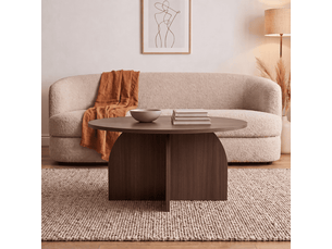 Table basse avec plateau rond d80 cm - clover