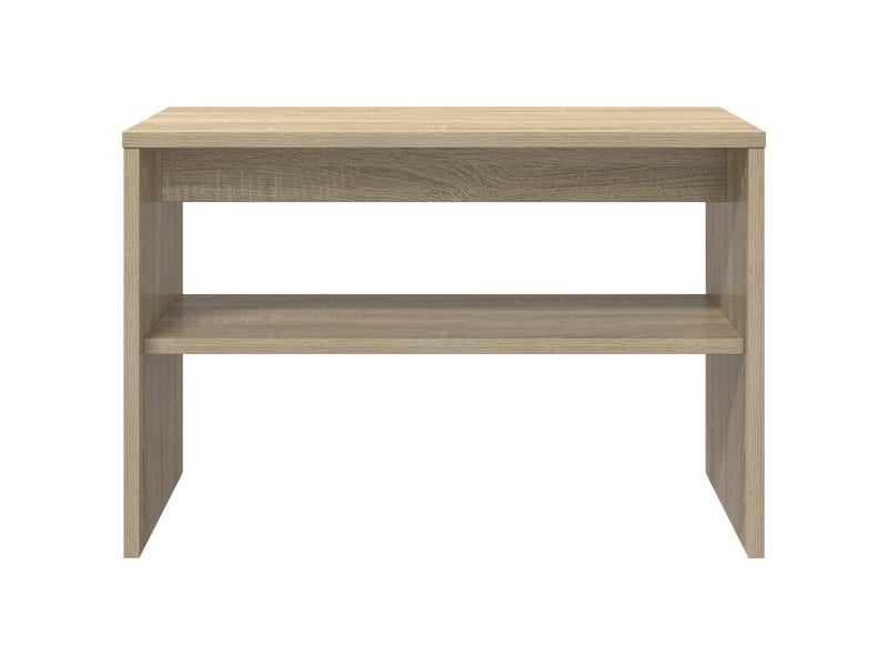 Meuble tv - banc tv - meuble de rangement 60 x 35 x 40 cm chêne sonoma bois d'ingénierie - Conforama E