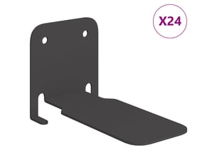 Etagère 6 cm coloris noir  